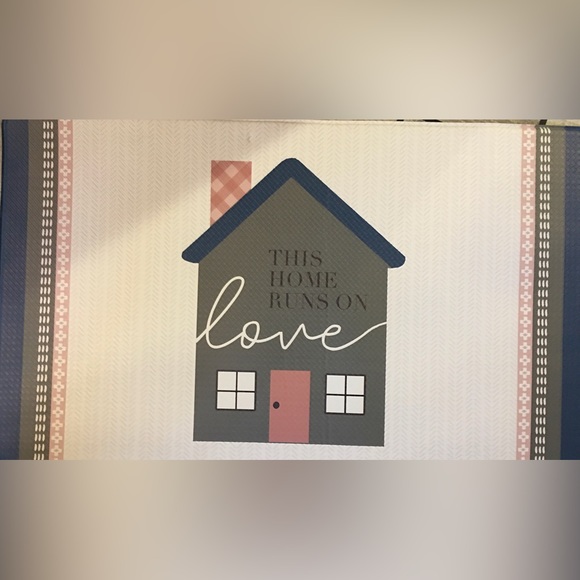 Country Kitchen & Love 3pc Decor Lot: cushioned floor mat,pot holder & towel - Picture 3 of 3